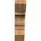 Ekena Millwork Balboa Slat Smooth Bracket, Western Red Cedar, 3 1/2"W x 14"D x 14"H BKT04X14X14BOA06SWR - alternate 2